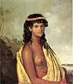 Robert Dampier's oil on canvas painting Tetuppa, a Native Female of the Sandwich Islands, 1825