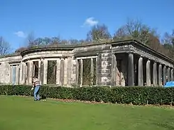 Ruins of Allerton or Obelisk House, Allerton Golf Club(1815; (burnt 1944) Grade II)