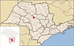 Location in São Paulo state