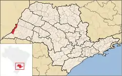 Location in São Paulo state