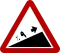 Steep climb