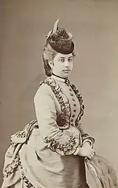 Carl Robert's second wife Sofia Nordenstam, 1872