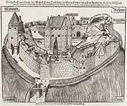 Castle of Hohenlandsberg&nbsp;[de] before its demolition in 1554