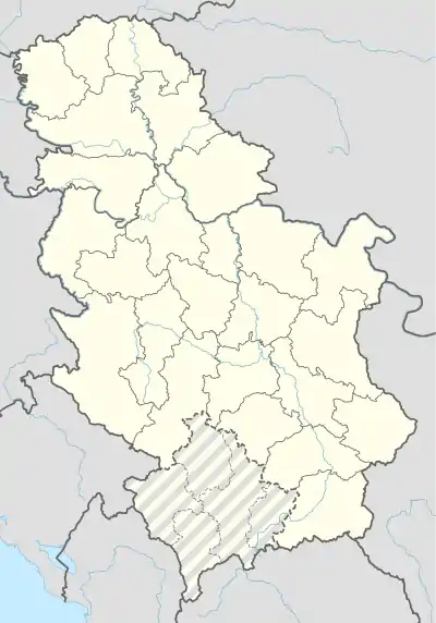 Erdevik is located in Serbia