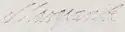 Marguerite of Lorraine's signature