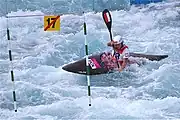 Natalia Pacierpnik in Women's slalom K-1