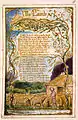Songs of Innocence and of Experience, copy AA, 1826 (The Fitzwilliam Museum), object 8 "The Lamb"