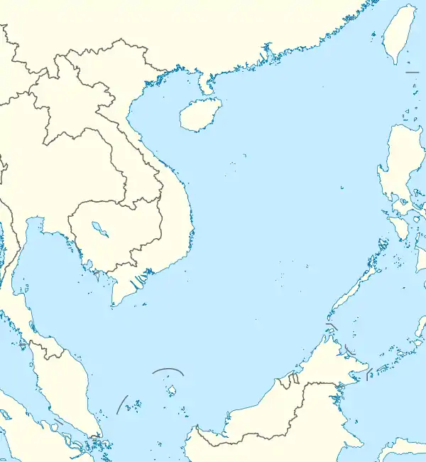 Midai is located in South China Sea