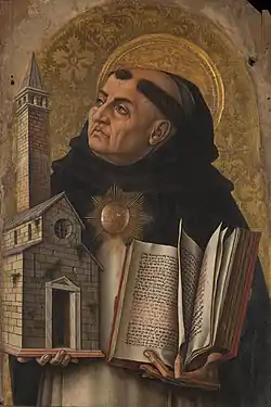 Image 21St. Thomas Aquinas, painting by Carlo Crivelli, 1476 (from Western philosophy)