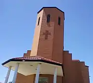 Cross above main entrance
