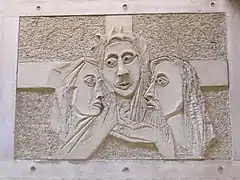 Stations of the Cross, William Mitchell – Jesus speaks to his mother