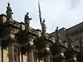 Statues on the British Linen Bank building
