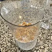 Steeping toasted cornflakes in milk