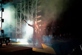 Sting making his entrance at Bound for Glory IV