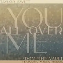 Digital edition cover of "You All Over Me"