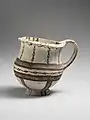 A white slipware tankard from Cyprus, c. 1600–1150 B.C