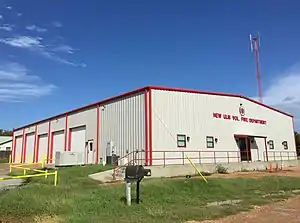 Volunteer Fire Department building, opened in 2018, on Walnut Street.