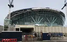 Image of stadium nearing completion