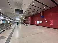 Platform 2 in June 2021