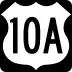 U.S. Highway 10A marker