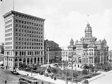 Union Bank of Canada on the left, in Winnipeg, Manitoba