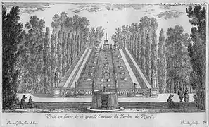 View of the grand cascade