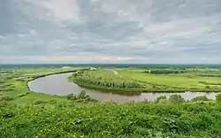 The Klyazma River near the town of Vyazniki