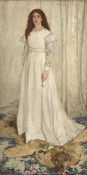 Symphony in White, No. 1: The White Girl (1861–62) by James Abbott McNeill Whistler
