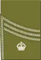 1902 to 1920 major's sleeve rank insignia (Scottish pattern)