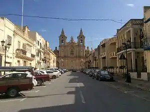 St. Catherine of Alexandria Parish Church, as viewed from Mattia Preti
in Malta