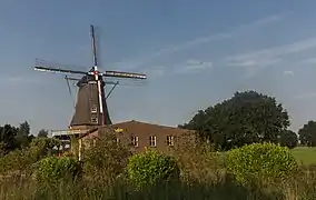 Zwiep, windmill: de Zwiepse Molen
