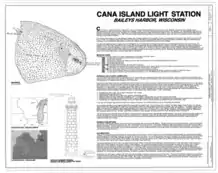 Diagram of the island in 1883