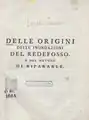 Delle origini delle inondazioni del Redefosso, 1761