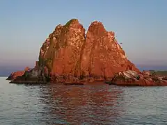 Sunset on Little Verkhovsky Islands&nbsp;[ru] near Vladivostok