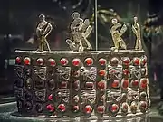 Crown from the post-Meroitic period in Nubia, c. 350–600 AD, incorporating multiple wedjat eyes