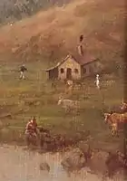 Acadians by Samuel Scott, Annapolis Royal, 1751