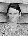 Walker Evans, Allie Mae Burroughs, Wife of a Cotton Sharecropper, Hale County, Alabama, 1936.