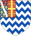 Arms of the Tocco family, the last rulers of the County