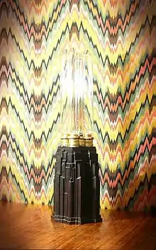 Skyscraper Lamp, designed by Arnaldo dell'Ira (1929)