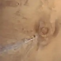 Mars Orbiter Mission's image of Arsia Mons