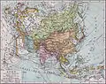 1890 map of Asia