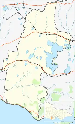 The Twelve Apostles is located in Corangamite Shire