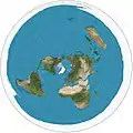 Polar azimuthal equidistant projection