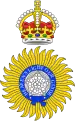 Badge of the viceroy and governor-general (1904–1947) depicted with Tudor Crown