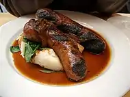 British bangers and mash