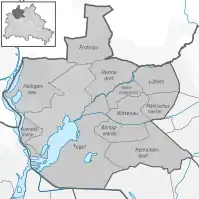 District map of Reinickendorf