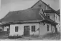 The Baal Shem Tov's shul in Medzhybizh, Ukraine (c. 1915), destroyed and recently rebuilt