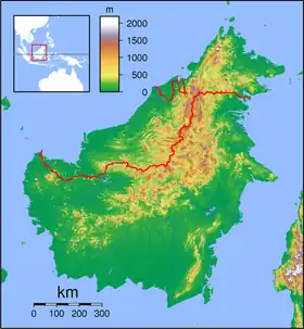BWN/WBSB is located in Borneo