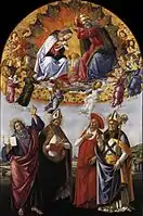San Marco Altarpiece, c. 1490-93 1490-93, 378 x 258 cm, Uffizi, Florence