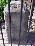 Milestone along the boundary of the original District of Columbia set in 1792 and now marking the boundary between Washington, D.C., and Maryland in the United States.